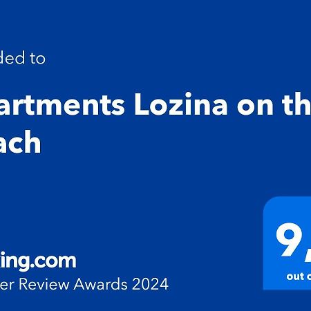 Apartments Lozina On The Beach Omis Luaran gambar
