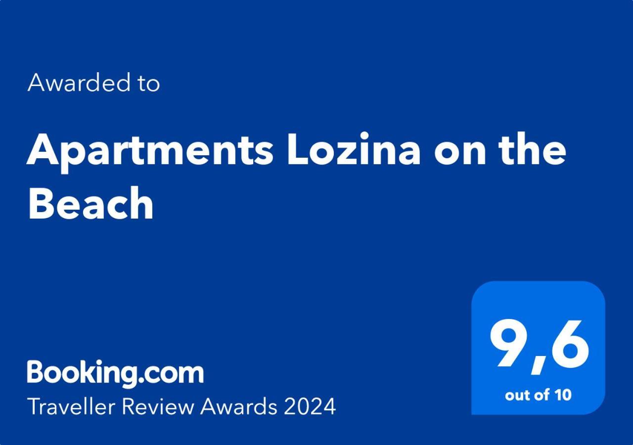 Apartments Lozina On The Beach Omis Luaran gambar